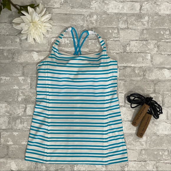 Lululemon Free To Be Striped Run Tank - Picture 11 of 15